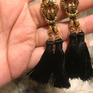 Gold antique style tassel Earrings
